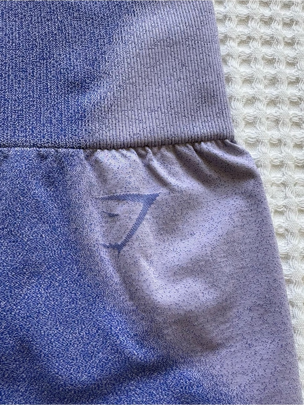 Gymshark Blur Seamless High Waist Shorts Purple Rare Color S - Picture 3 of 7